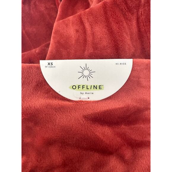 Aerie Leggings Womens Size XS Rust Color Hi-Rise - Picture 6 of 7